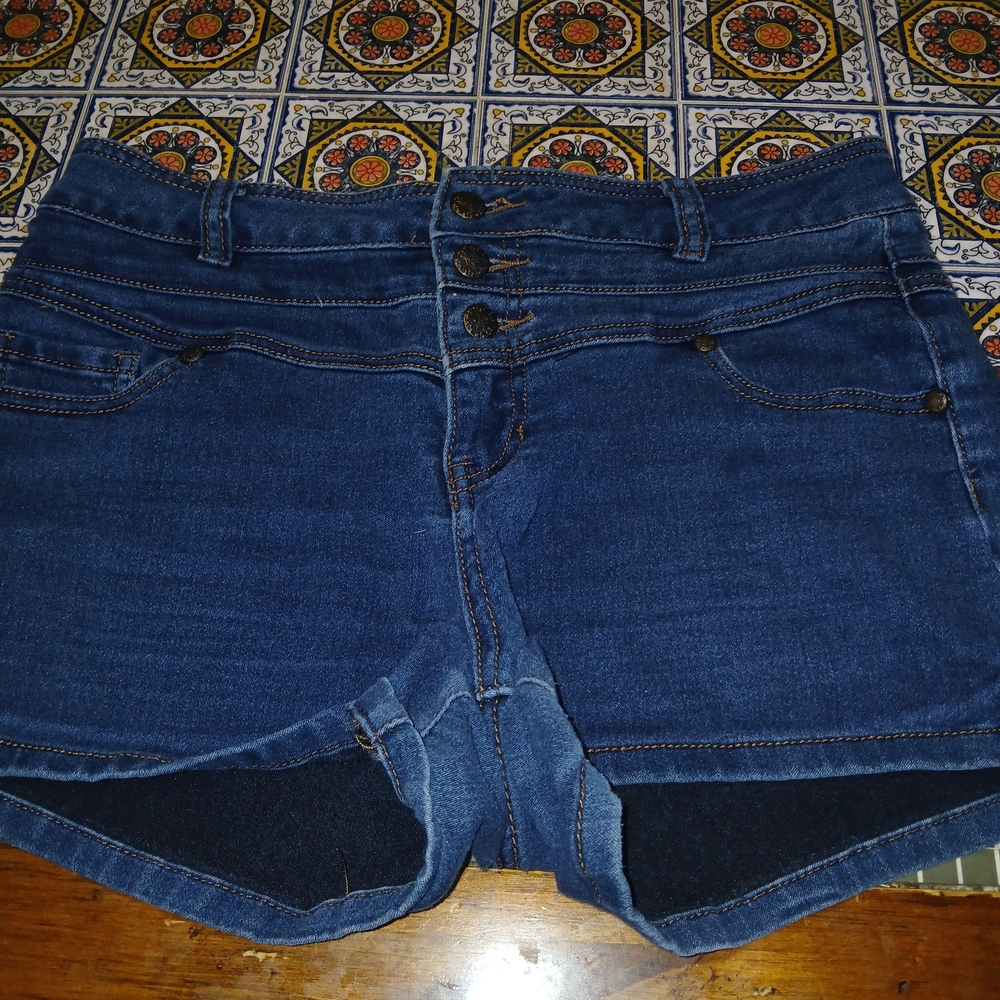 Blue Spice Dark Blue Jean Shorts
